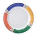 GET Enterprises inc Diamond Barcelona Melamine Round Wide Rim Plate, 10.5 inch -- 12 per case.