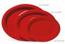 GET Enterprises inc Red Sensation Melamine Oval Platter, 12 x 9 inch -- 12 per case.