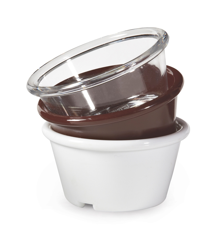 GET Enterprises inc Styrene Acrylonitrile Smooth Ramekin, 2.5 Ounce -- 48 per case.