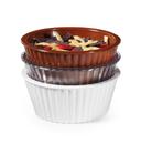 GET Enterprises inc Styrene Acrylonitrile Fluted Ramekin, 3.75 inch -- 48 per case.