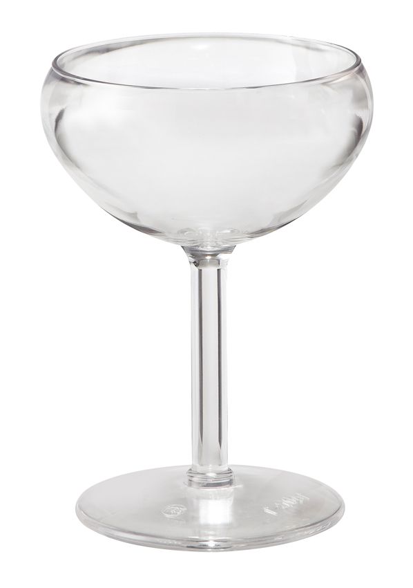 Get Enterprises Inc Styrene Acrylonitrile Stemware Clear Margarita Glass, 24 Ounce -- 24 Per Case