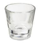 GET Enterprises inc Styrene Acrylonitrile Clear Shot Glass, 2 inch Tall -- 24 per case.