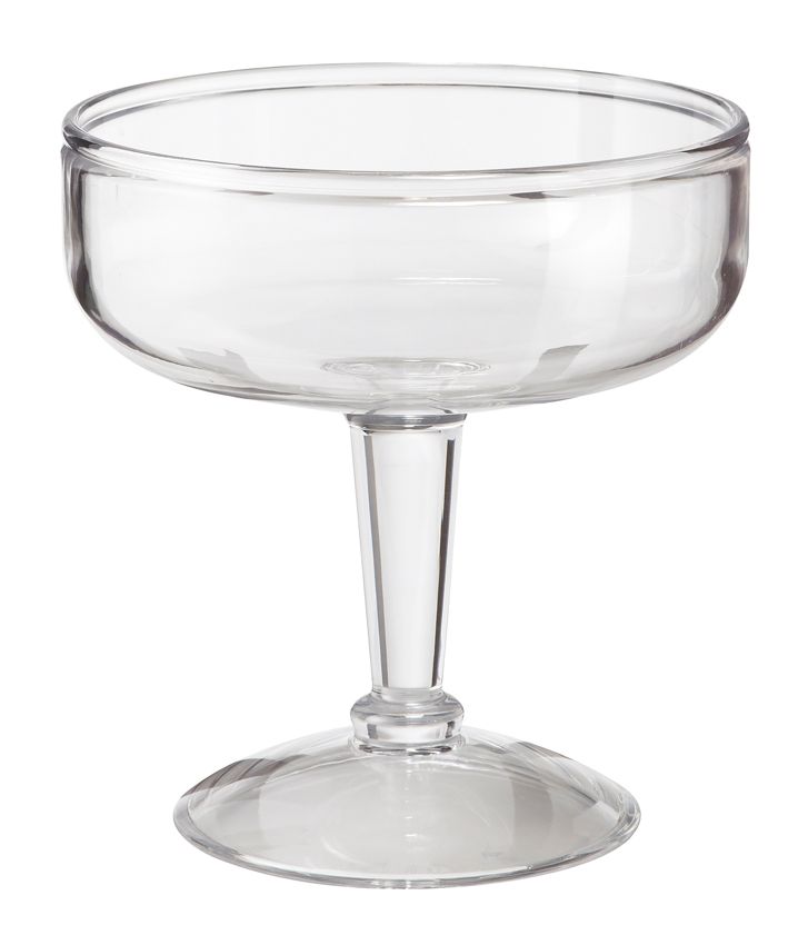 Get Enterprises Inc Styrene Acrylonitrile Stemware Clear Super Margarita, 32 Ounce -- 12 Per Case