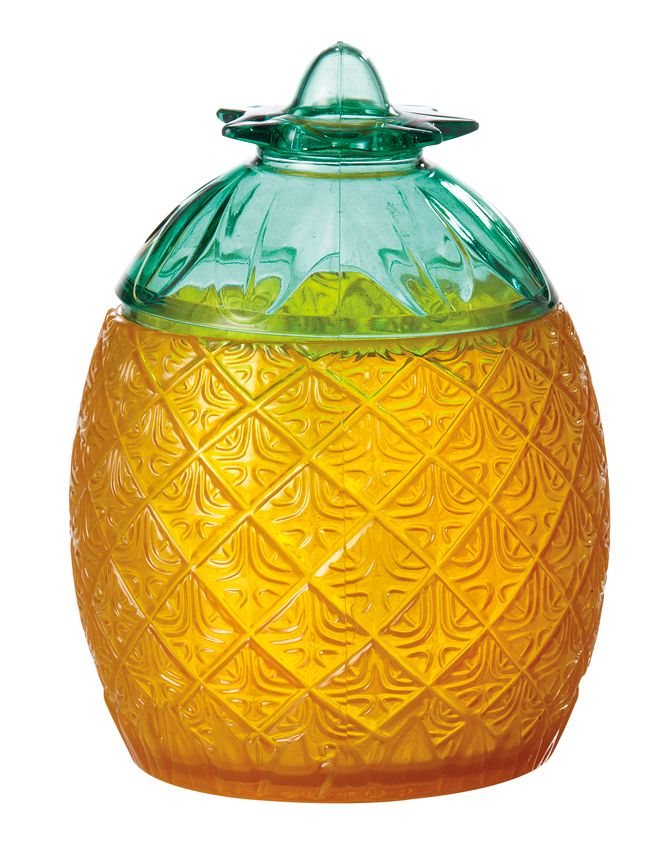 Get Enterprises Inc Styrene Acrylonitrile Pineapple Glass, 20 Ounce -- 24 Per Case