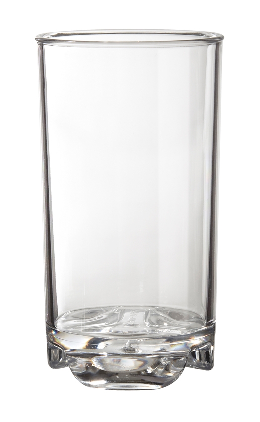 GET Enterprises inc Roc N Roll Styrene Acrylonitrile Clear Juice Glass, 5 Ounce -- 24 per case.