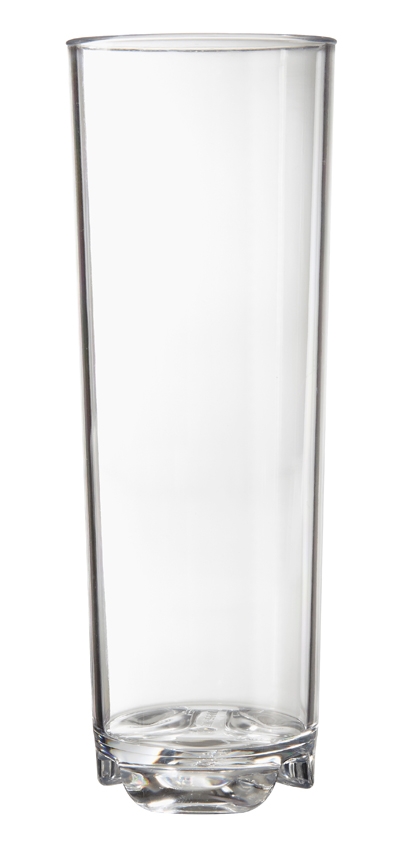GET Enterprises inc Roc N Roll Styrene Acrylonitrile Clear Beverage Glass, 24 Ounce -- 24 per case.