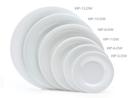 GET Enterprises inc Diamond White Melamine Round Wide Rim Plate, 5.5 inch -- 48 per case.
