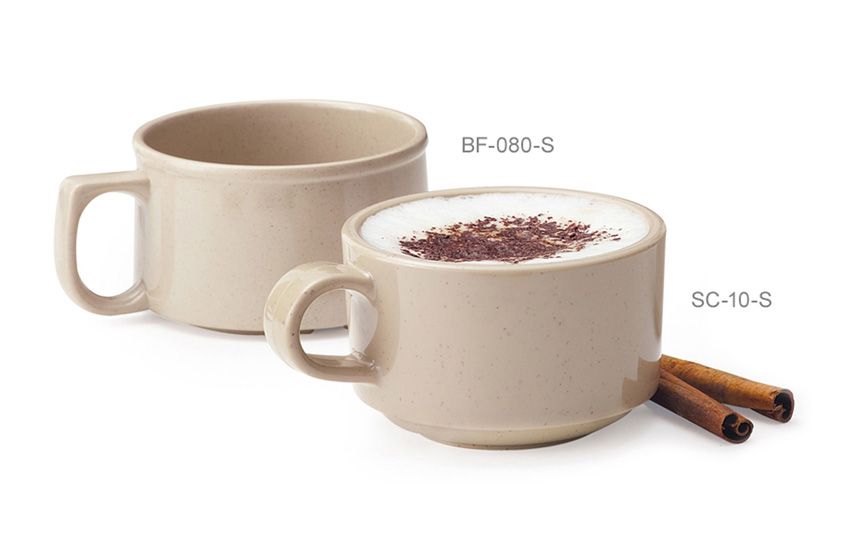 Get Enterprises Inc Tahoe Centennial Series Sandstone Melamine Mug, 11 Ounce -- 24 Per Case