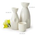 GET Enterprises inc Porcelain White Sake Bottle, 6 Ounce -- 12 per case.