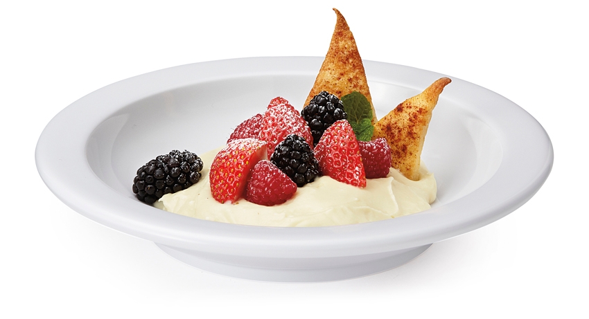GET Enterprises inc Supermel II Melamine Soup Plate, 16 Ounce -- 12 per case.