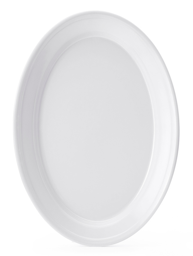 GET Enterprises inc Supermel II Melamine Oval Platter, 24 x 8.5 inch -- 24 per case.