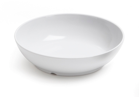 GET Enterprises inc Siciliano Melamine White Bowl, 40 Ounce -- 12 per case.