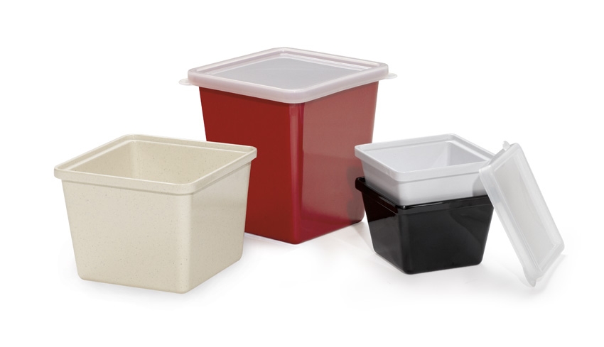 GET Enterprises inc Melamine Square Salad Crock, 28 Ounce -- 12 per case