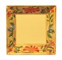 GET Enterprises inc Venetian Melamine Square Plate, 10 inch -- 12 per case