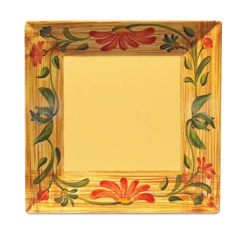 GET Enterprises inc Venetian Melamine Square Plate, 10 inch -- 12 per case