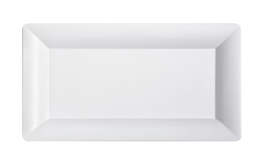 GET Enterprises inc Bake and Brew Melamine Rectangular Display Tray, 12 x 21 inch -- 3 per case