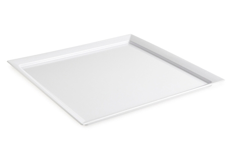 GET Enterprises inc Siciliano Melamine Square Display Plate, 23.88 inch -- 1 per case