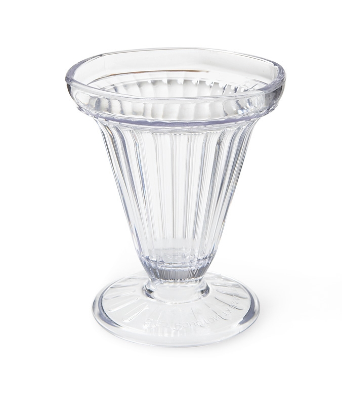 GET Enterprises inc Dessert Time Styrene Acrylonitrile Clear Ice Cream Cup, 6 Ounce -- 24 per case.