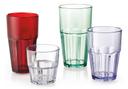 GET Enterprises inc Bahama Styrene Acrylonitrile Double Rock Tumbler, 12 Ounce -- 72 per case