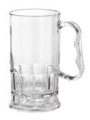 GET Enterprises inc Styrene Acrylonitrile Clear Beer Mug, 10 Ounce -- 24 per case.