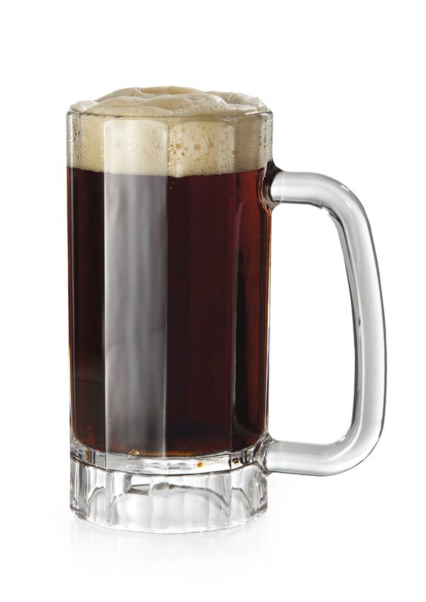 Get Enterprises Inc Styrene Acrylonitrile Clear Beer Mug, 16 Ounce -- 24 Per Case