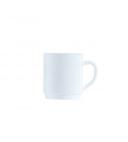 Cardinal International Arcoroc Opal Restaurant White Mug, 10 Ounce -- 36 per case.