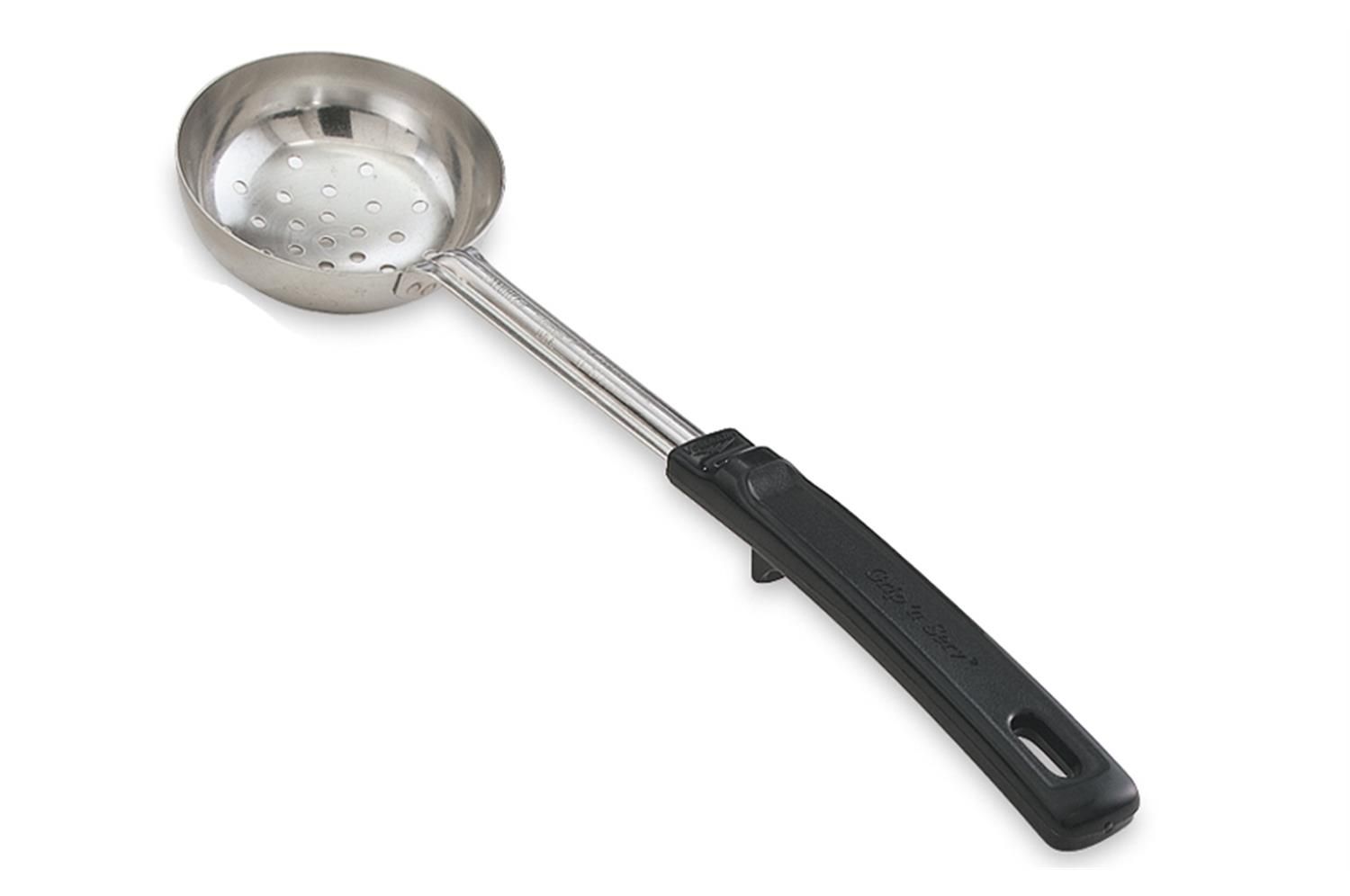 Vollrath Spoodle Black Handle,perforatted,4 Ounce,13.5 Inch