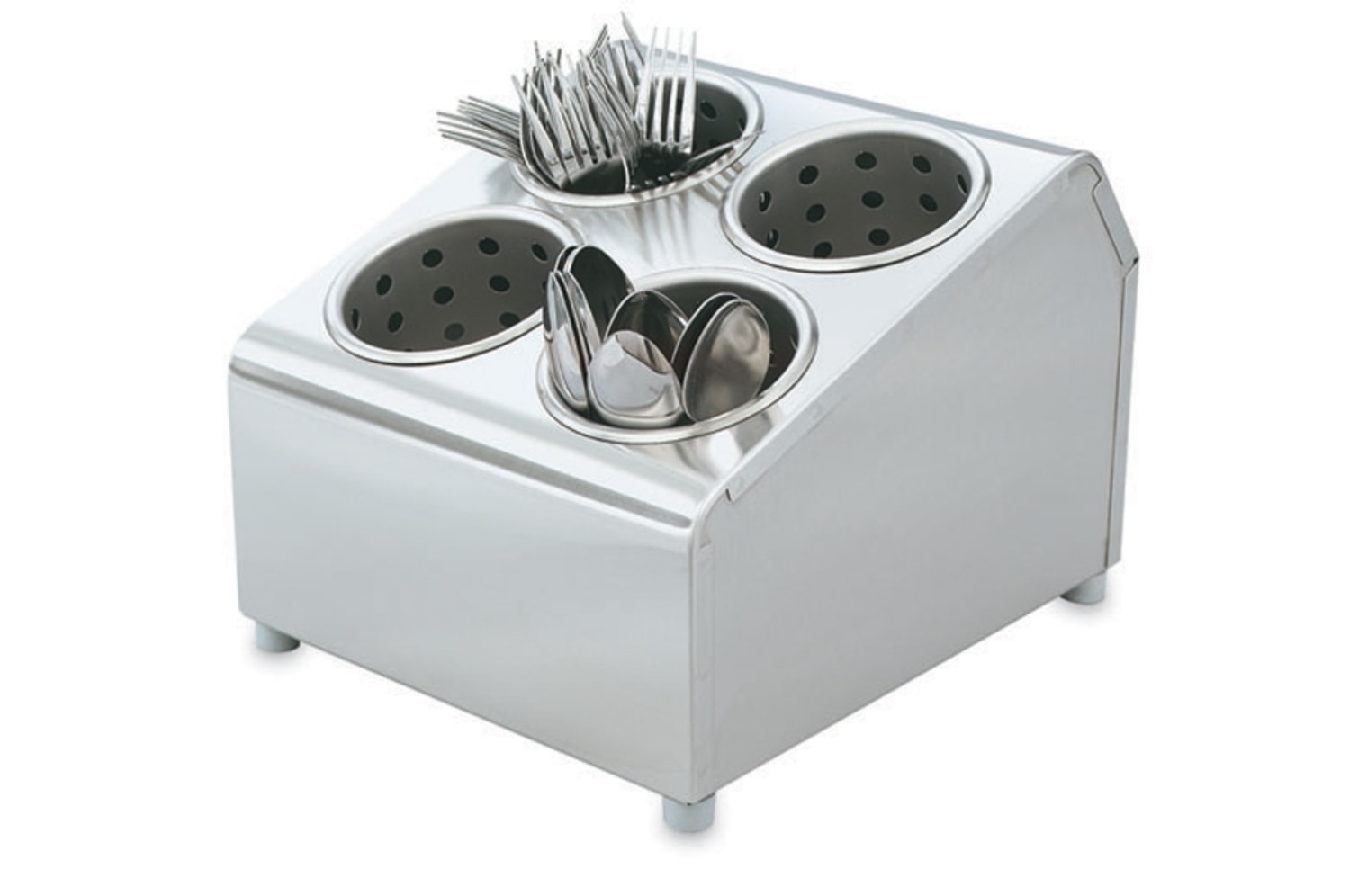 Silv-A-Tainer, 4 Cylinder, Stainless Steel, 10 1/8 X 11.5 X 8.5 Inch -- 1 Per Case