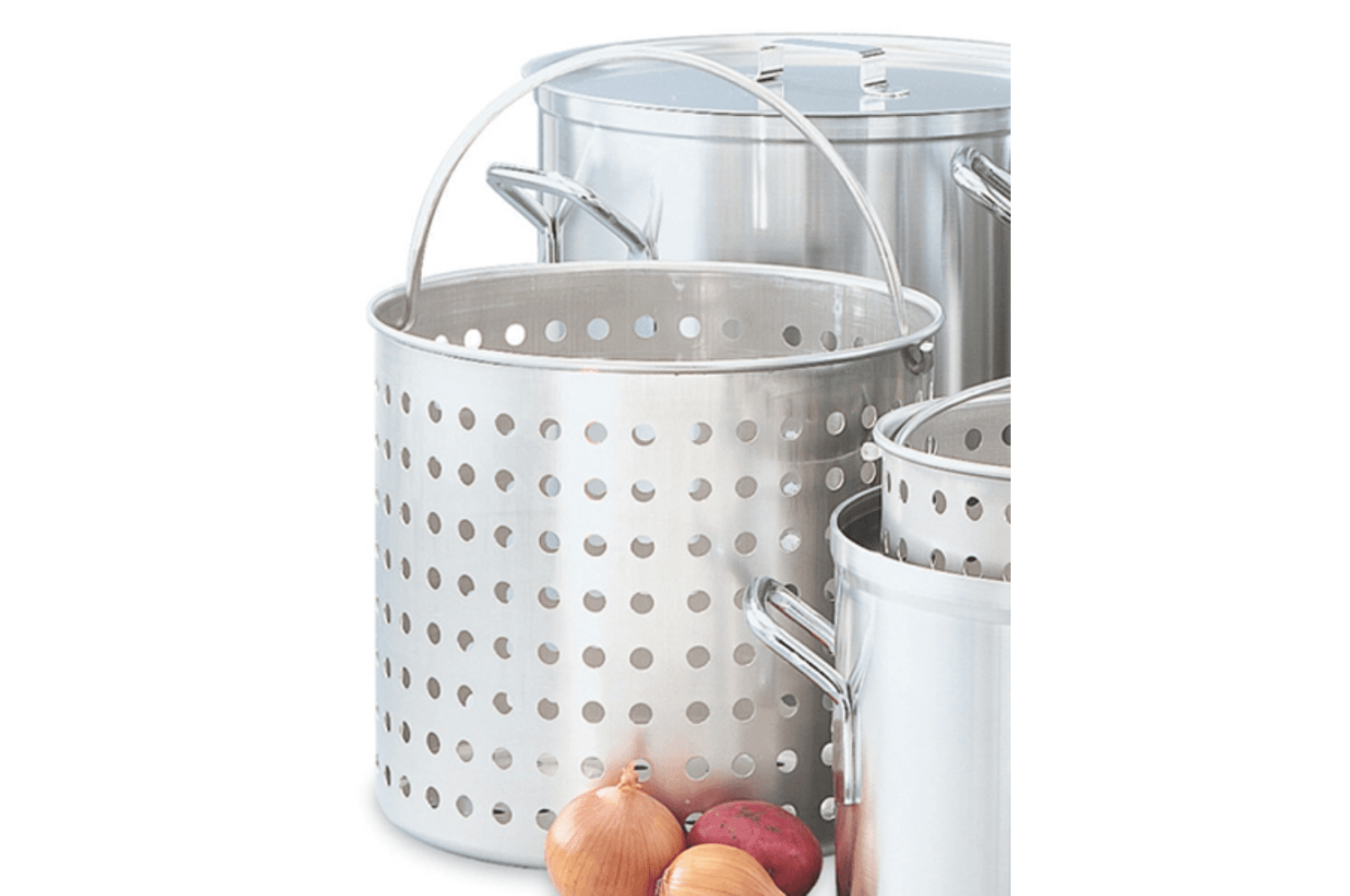 Vollrath Basket With Bail Handle, Aluminium