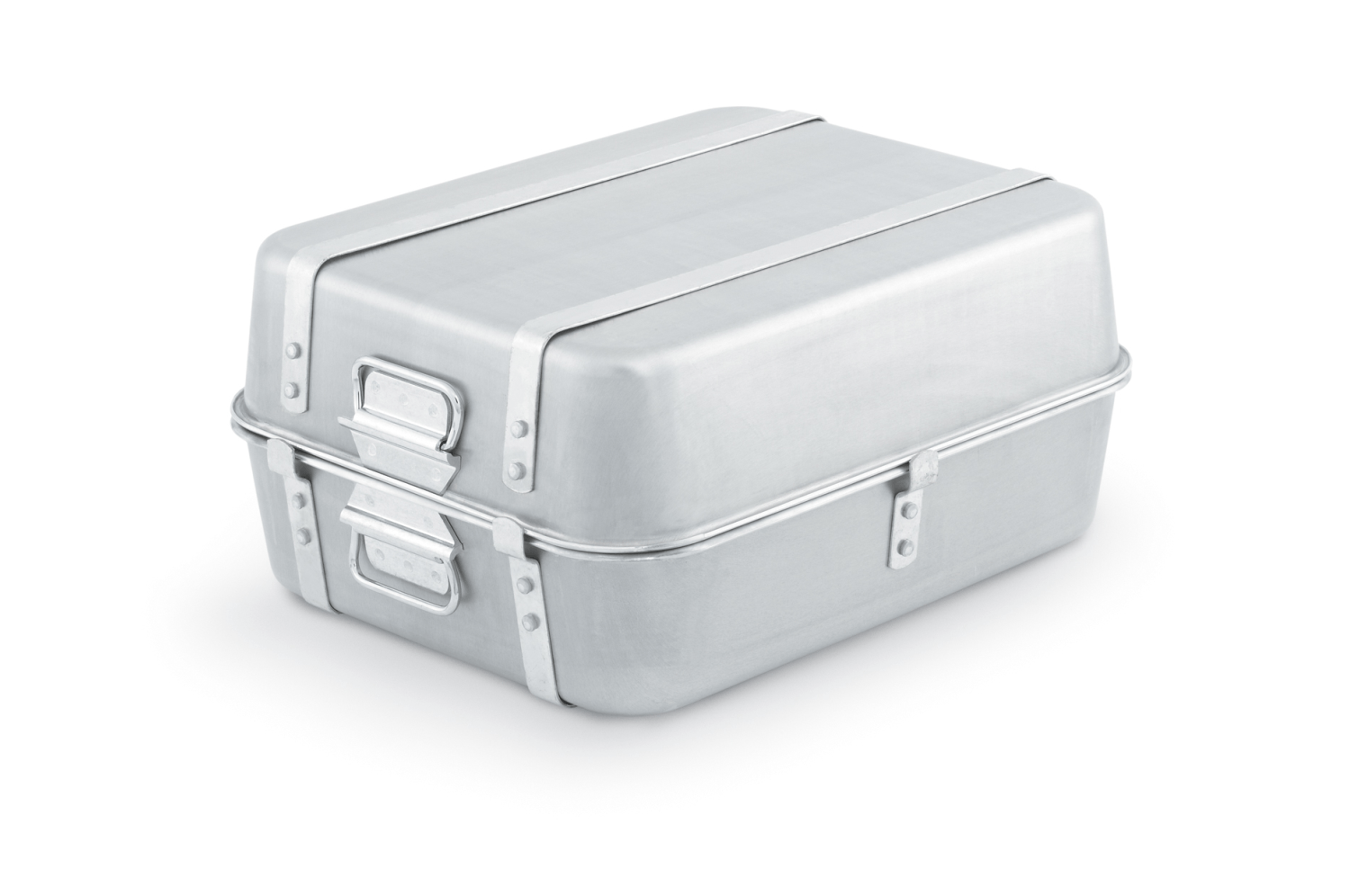 Vollrath Aluminum Double Roaster Set, 20 1/8 x 16 1/8 x 9 3/4 inch.