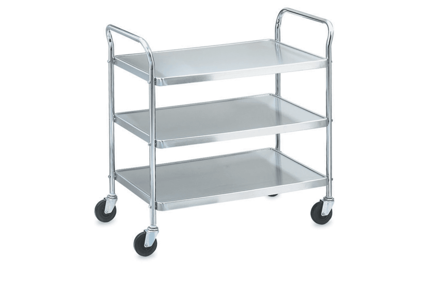 Vollrath Cart 3 Shelves Knock Down, Stainless Steel, 400 Pound
