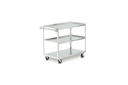 Cart Utility 3 Shelves, Stainless Steel, 500 Lb -- 1 Per Case
