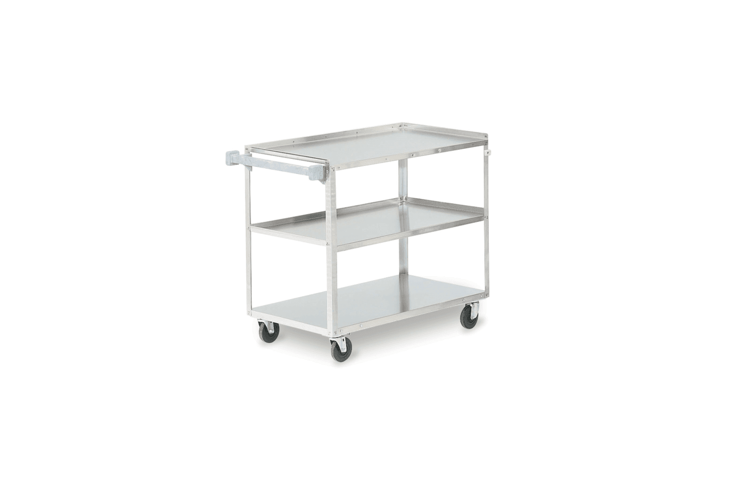 Vollrath Cart Utility 3 Shelves, Stainless Steel, 500 Pound