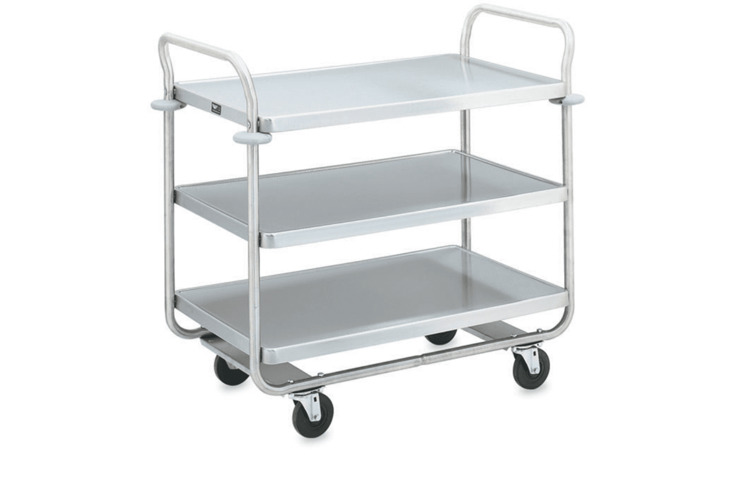 Vollrath Cart Caravelle 3 Shelves, Stainless Steel Tubular Frame, 500 Pound
