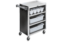 Cart Bussing 4 Shelves, Stainless Steel, 300 Lb -- 1 Per Case