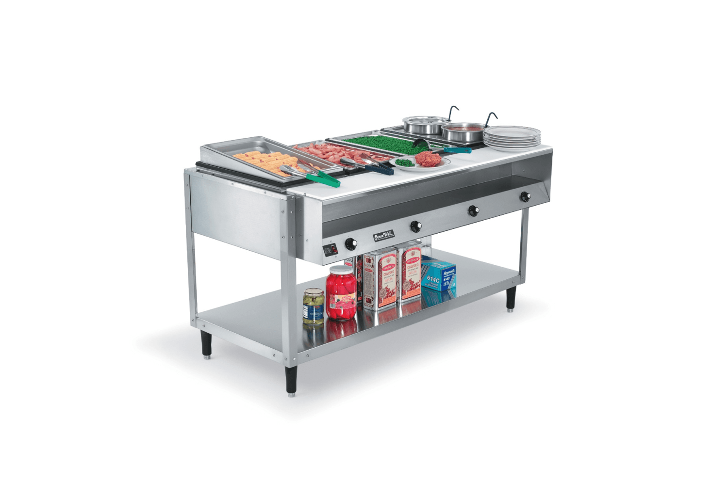 Vollrath ServeWell Hot Food Table, 61 1/4 x 32 x 34 inch.