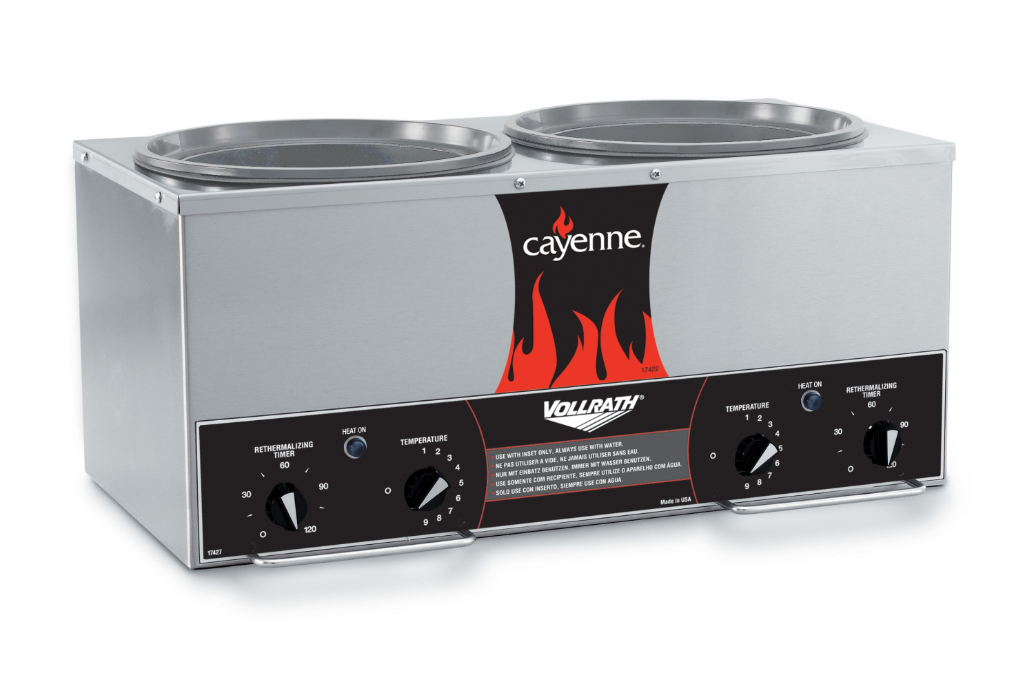 Vollrath Rethermalizer, Twin 7 Quart Merchandiser