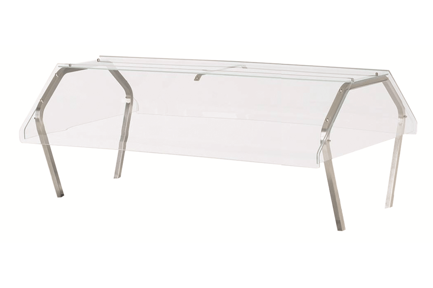 Vollrath Servewell Buffet Breath Guard, 61 1/4 x 23 1/2 inch Dimension.