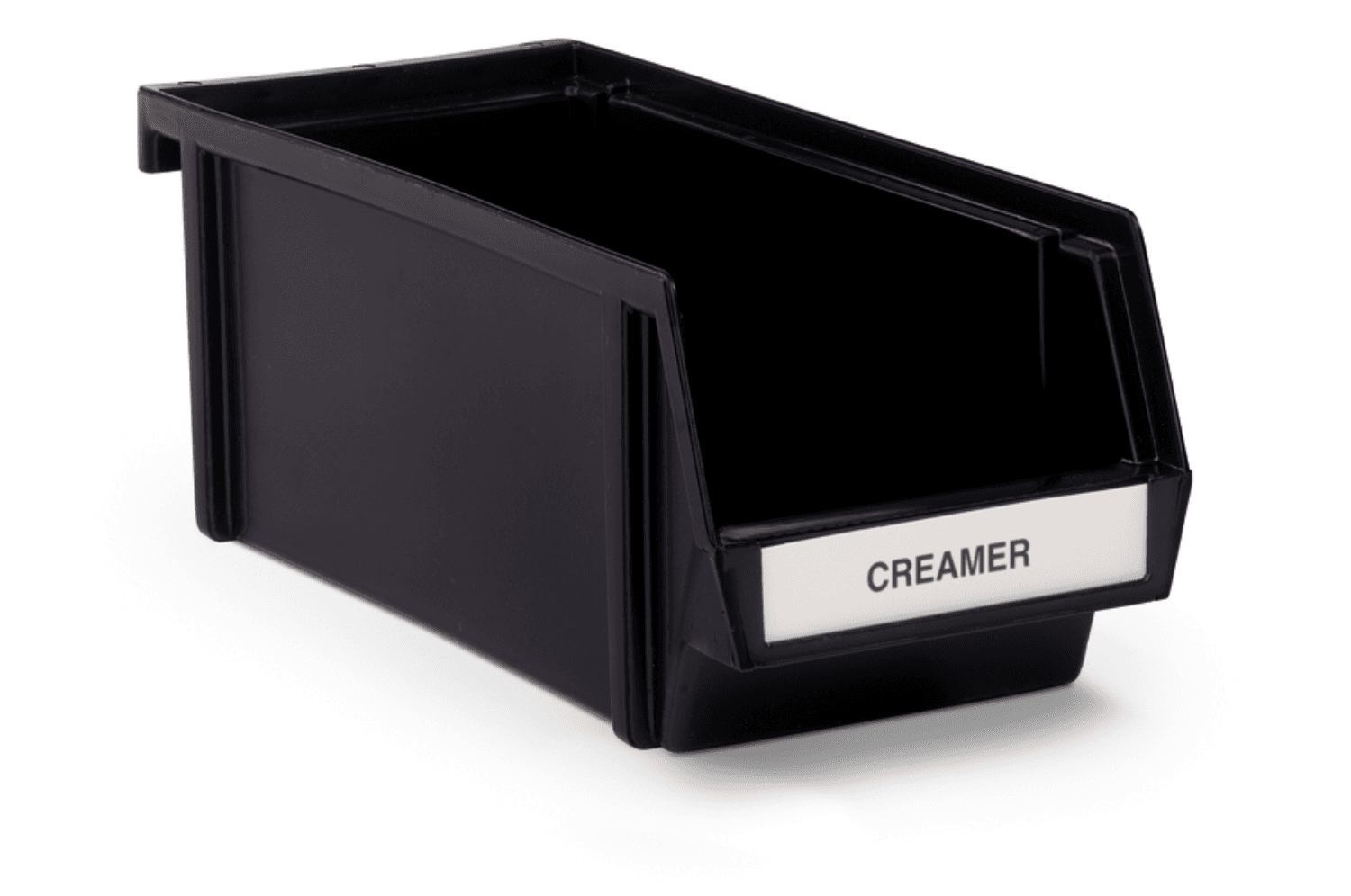 Traex Plastic Black Self Serve System Bin, 11 1/4 Inch