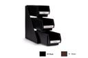 Black Stand Tier W/3 Bin, -- 1 set