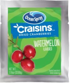 Ocean Spray Craisins Watermelon Dried Cranberries, 1.16 Ounce -- 200 Per Case