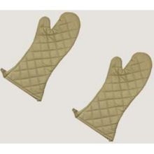 Ritz Tan Elbow Length Non Stick Silicone Oven Mitt, 16 inch -- 12 pairs per case.