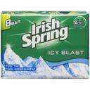 Irish Spring Icy Blast Deodorant Bar Soap, 30 Ounce - 8 per pack -- 9 packs per case.