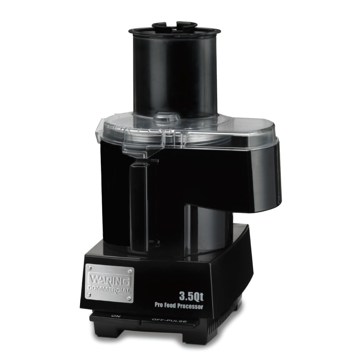 Waring Commercial Batch Bowl and Continuous Feed Food Processor with LiquiLock Seal System, 3.5 Quart.