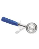 2 Ounce Blue Stainless Steel Disher.