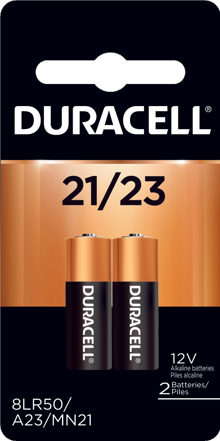Duracell Security 21/23 Alkaline Battery, 2 count per pack -- 36 per case.
