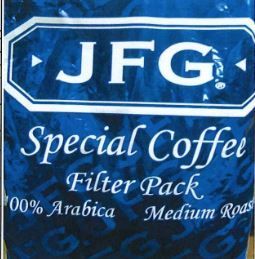 Jfg 100 Percent Arabica Medium Roast Special Blend Coffee, 2 Ounce -- 70 Per Case