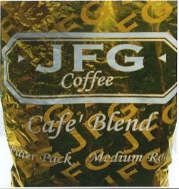JFG Medium Roast Coffee Cafe Blend - Filter Pack, 1.3 Ounce -- 42 per case.