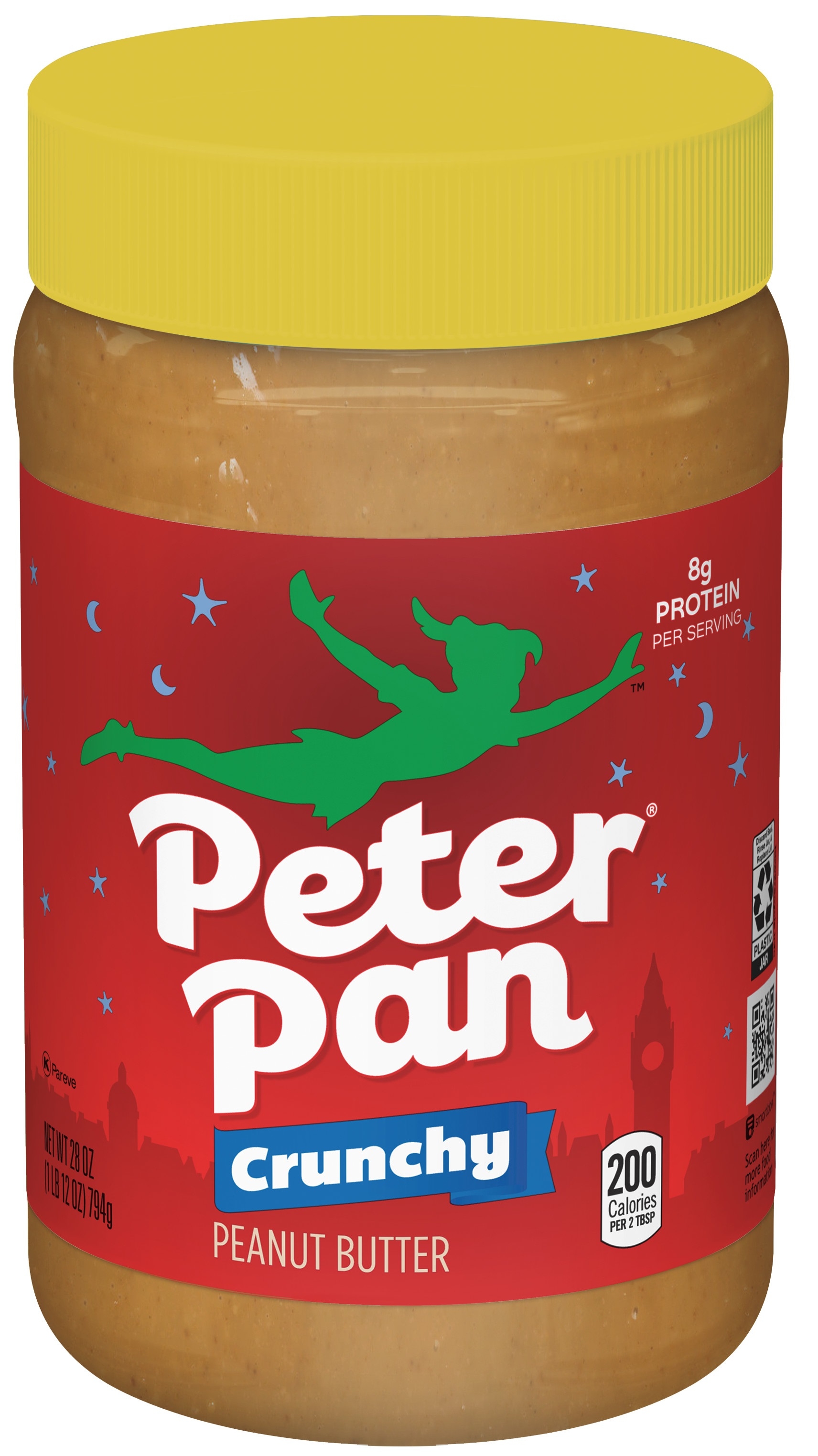 Peter Pan Crunchy Peanut Butter, 28 Ounce -- 12 per case.