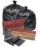 Pitt Plastics Linear Low 38x58 Black Perforated Coreless Roll Can Liner -- 50 per case.